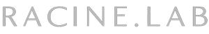 RACINE.LABO ロゴ（スクロール/他ページ）